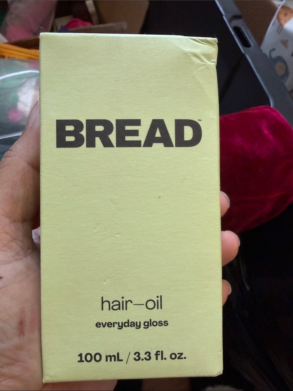 BREAD Hair-Oil Everyday Gloss - Pale Green Box